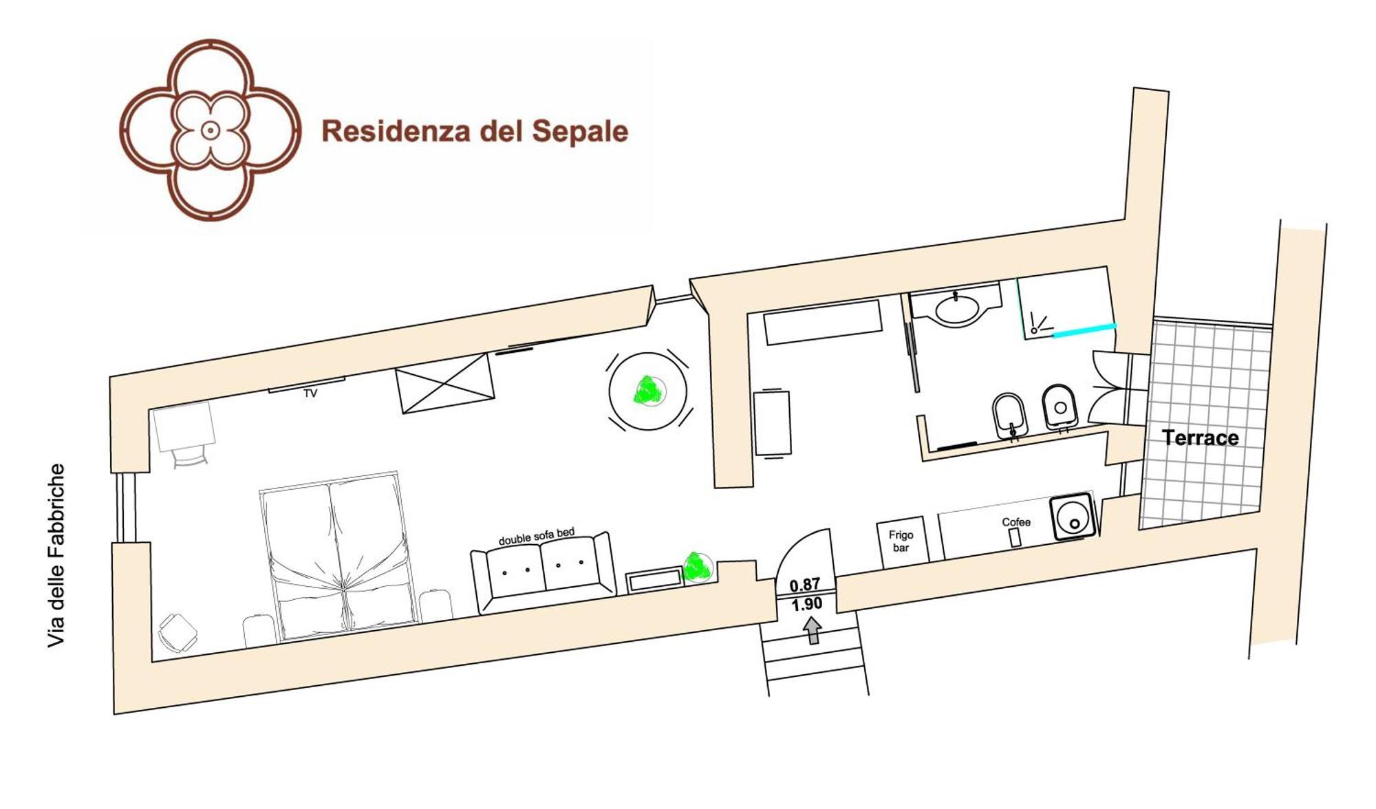 Residenza Del Sepale Lägenhet Viterbo Exteriör bild